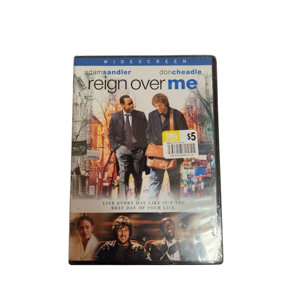 "Reign Over Me" DVD Wide Screen Drama Comedy Starring Adam Sandler & Don Cheadle